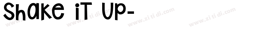 Shake iT Up字体转换